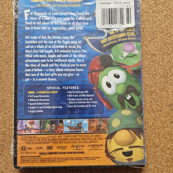 Jonah: A Veggie Tales Movie DVD SEALED - Picture 2 of 8